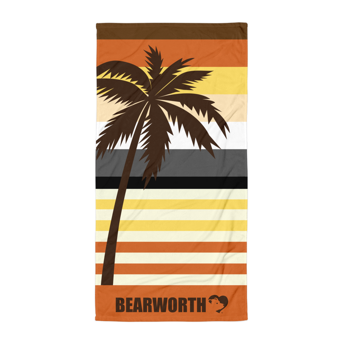 Bear Palm Tree Towel