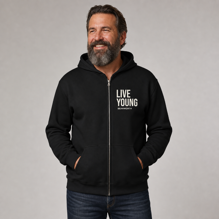 Live Young Zip Hoodie