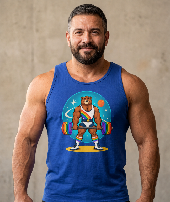 Pride Strength Gym Bear Tank
