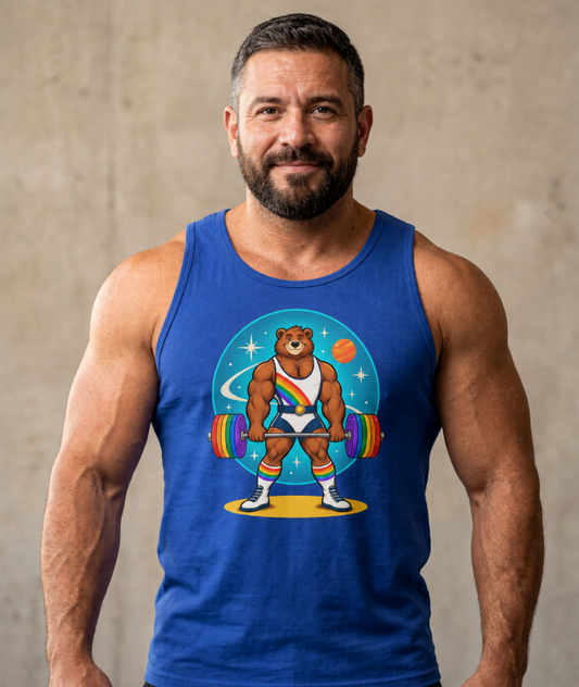 Pride Strength Gym Bear Tank