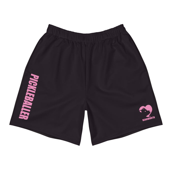 Off Black/Pink Athletic Shorts