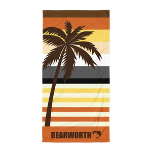 Bear Palm Tree Towel