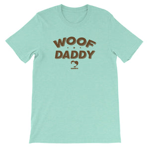 WOOF DADDY T-Shirt (brown font)