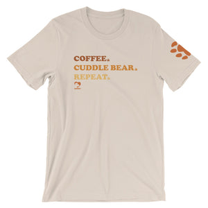 Coffee Cuddle Bear Repeat T-Shirt
