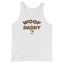 WOOF DADDY Tank Top (brown font)