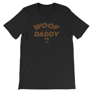 WOOF DADDY T-Shirt (brown font)