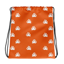 Bear Paws (Orange) Drawstring Bag