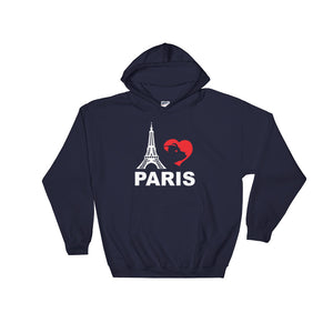 I love Paris Hooded Sweatshirt