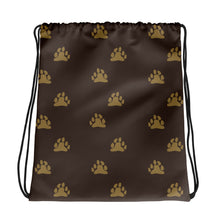 Bear Paws (Brown) Drawstring Bag