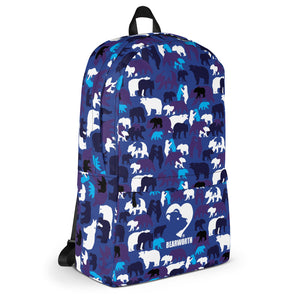 Blue Camo Bears Backpack