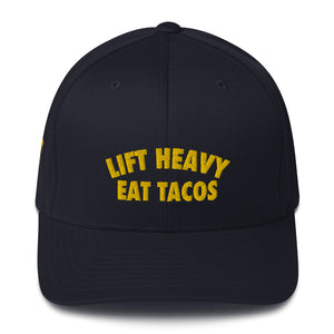 Lift Heavy Eat Tacos Flexfit Cap
