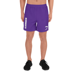 Men's Bear Paw Butt (Purple) Shorts